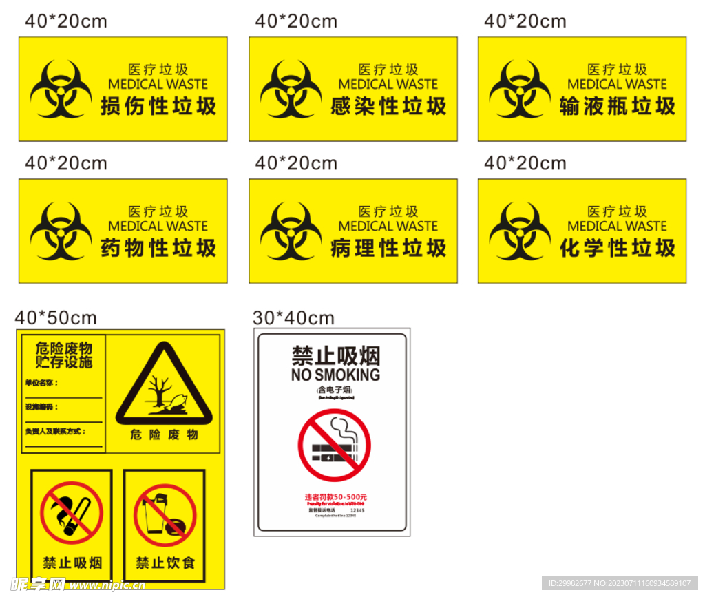 醫(yī)療廢物最新標識，提升管理效率，保障公眾健康的安全屏障